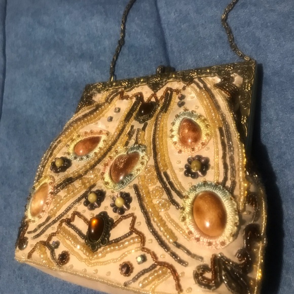 Vintage cocktail beaded purse - Picture 13 of 14